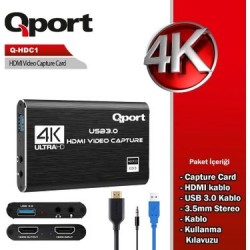QPORT HDMI CAPTURE KART (Q-HDC1)...