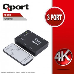 QPORT 3 PORT HDMI SWITCH (Q-SH3)...
