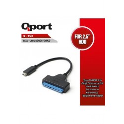 QPORT (Q-TU3) USB3.1 TYPE-C TO SATA CEVIRICI