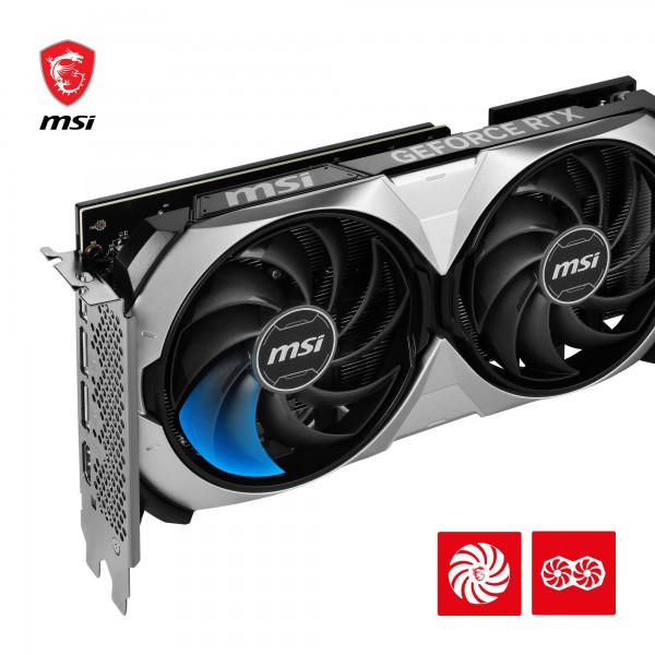 MSI GEFORCE RTX4070 VENTUS 2X E 12G OC 12GB GDDR6X 192BIT 1XHDMI 3XDP EKRAN KARTI