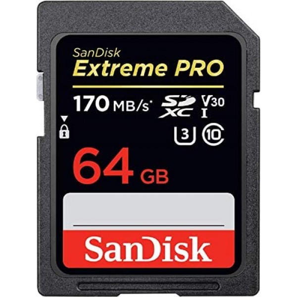 64GB SD KART 200Mb/s EXT PRO C10 SANDISK SDSDXXU-064G-GN4IN