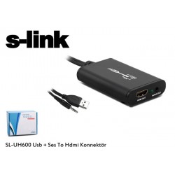 S-LINK SL-UH600 USB + SES TO HDMI CEVIRICI