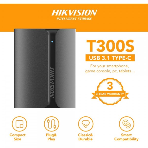 HIKSEMI T300S 320GB TASINABILIR SSD