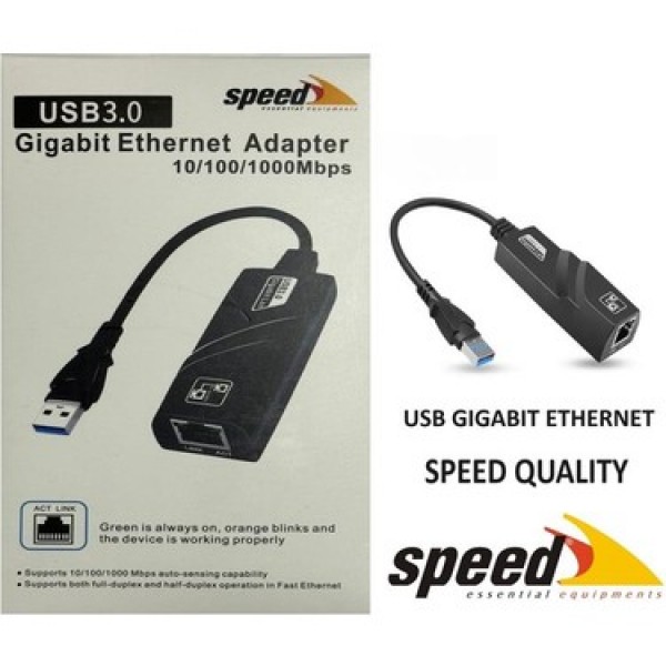 SPEED SP UE050 10/100/1000MBPS USB 2.0/3.0 GIGABIT ETHERNET DÖNÜŞTÜRÜCÜ