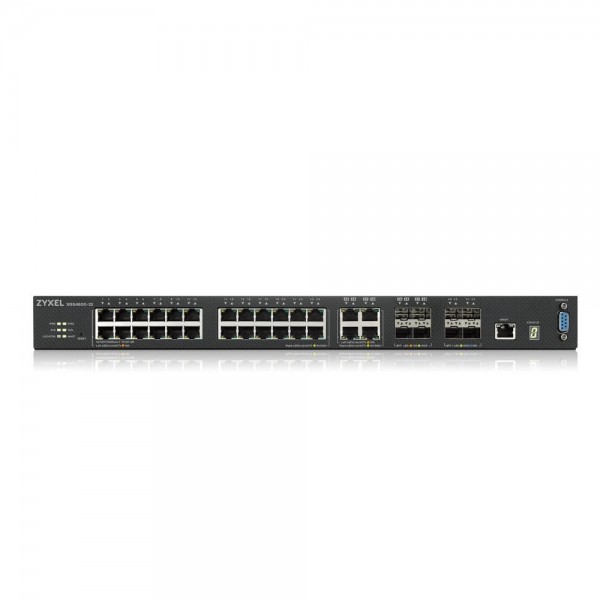 ZYXEL XGS4600-32 28- PORT GBE L3 MANAGED SWITCH WITH 4 SFP + UPLINK