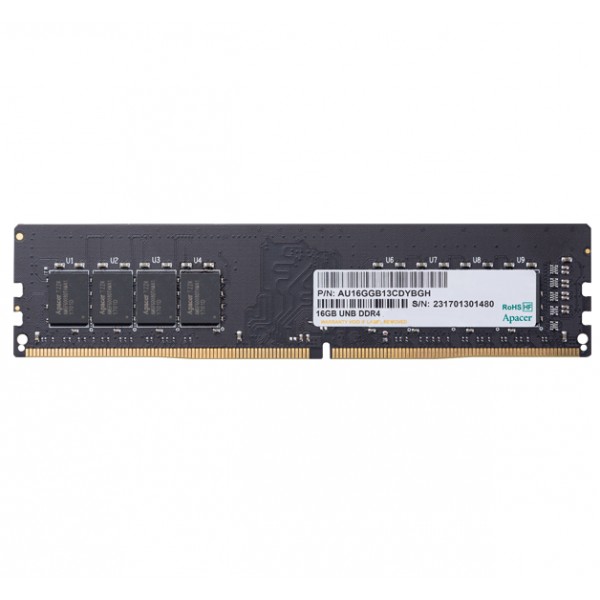 APACER 16GB (1X16GB) 3200MHZ CL22 DDR4 RAM (EL.16G21.GSH)