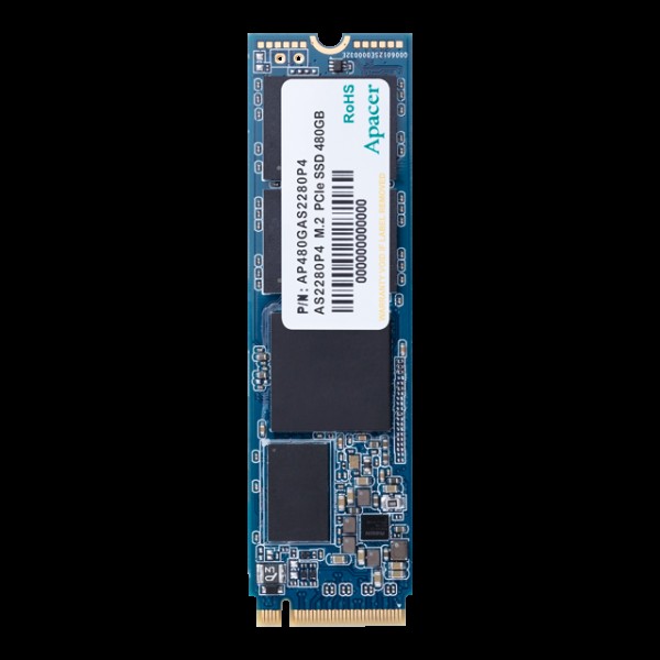APACER AS2280P4 512GB 2100-1500MB-S NVME PCIE GEN3X4 M.2 SSD DISK (AP512GAS2280P4-1)