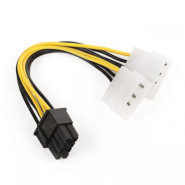 DARK DK-CB-P104 2X MOLEX 4PIN - 6+2PIN PCI-E DONUS