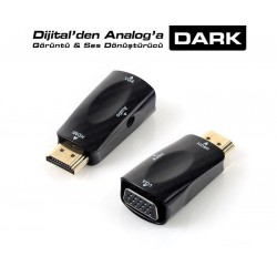 DARK DK-HD-AHDMIXVGA2 HDMI TO VGA,SES ANALOG DONUS