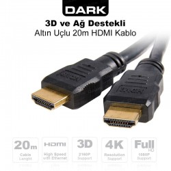 DARK DK-HD-CV14L2000 20 METRE HDMI KABLO ALTIN 