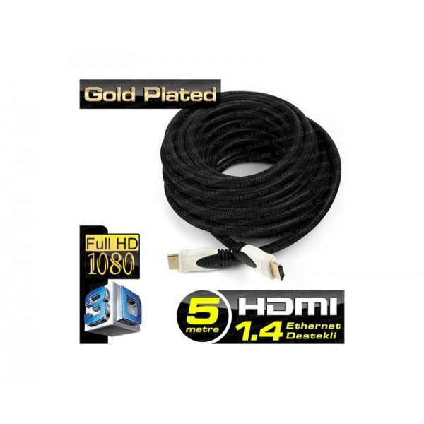 DARK DK-HD-CV14L500 5 METRE HDMI KABLO ALTIN 