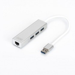 DIGITUS DA-70250-1 USB 3.0 TO 3X USB 3.0-RJ45