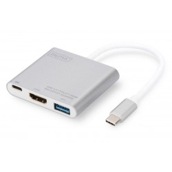 DIGITUS DA-70838-1 USB TYPE-C TO USB3.0-HDMI-TYPEC