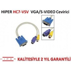 HC7-VSV HIPER VGA TO S-VIDEO CEVIRICI KABLO