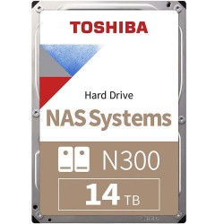 TOSHIBA 14TB N300 7200 256MB 7-24 NAS HDWG21EUZSVA