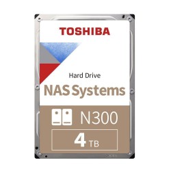 TOSHIBA 4TB N300 7200 128MB 7-24 NAS HDWQ140UZSVA