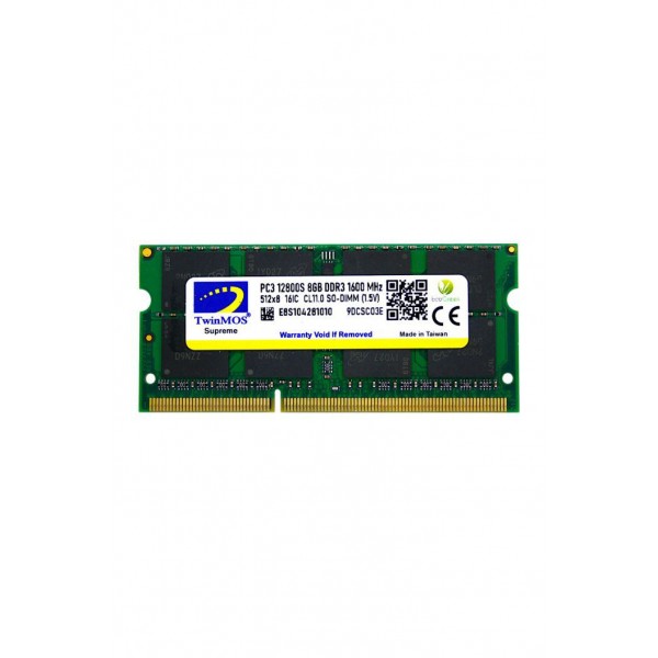 TWINMOS DDR3 4GB 1600MHZ 1.5V NOTEBOOK RAM MDD34GB1600N