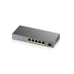 ZYXEL GS1350-6HP 6 PORT YONETILEBILIR POE SWITCH (60 WATT)