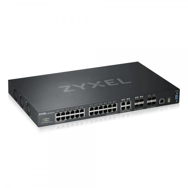 ZYXEL XGS4600-32 28- PORT GBE L3 MANAGED SWITCH WITH 4 SFP + UPLINK